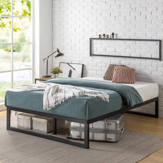 Zinus Abel 14" Metal Bed Frame with Steel Slat Support Full