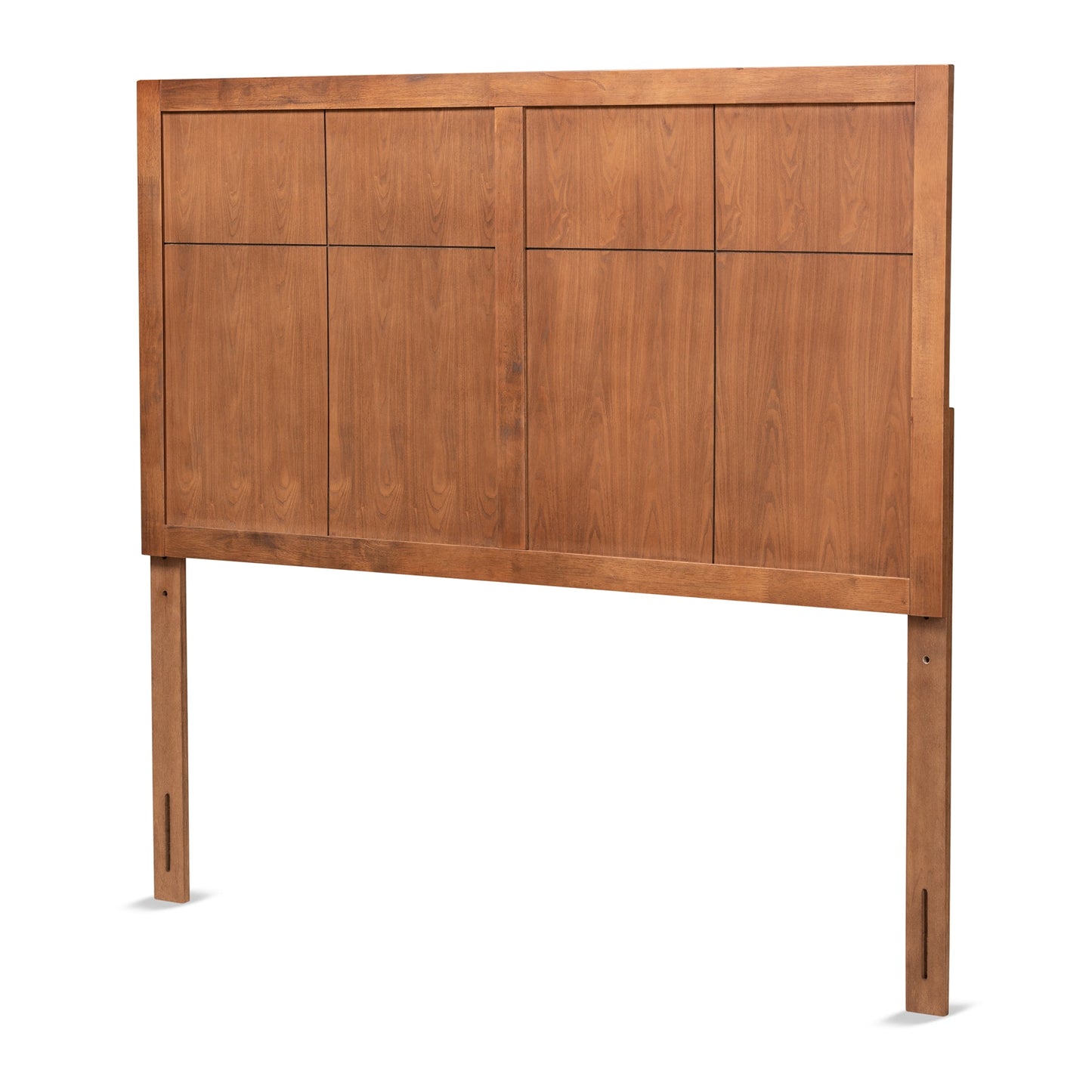 Baxton Studio Monroe Transitional Wood Back Support MDF Headboard, Queen, Ash Walnut