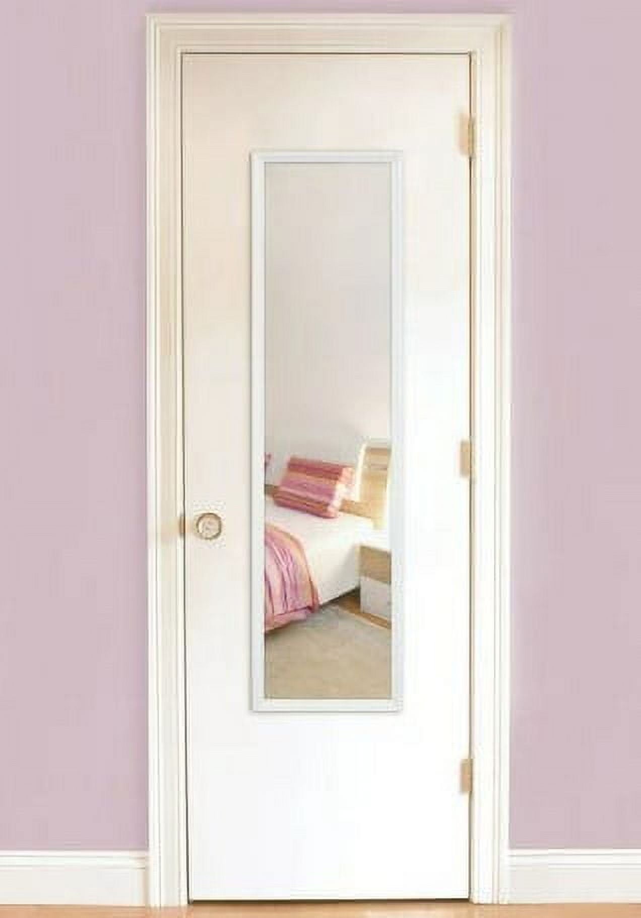 Mainstays 13" x 49" Full-Length Rectangular White Mirror