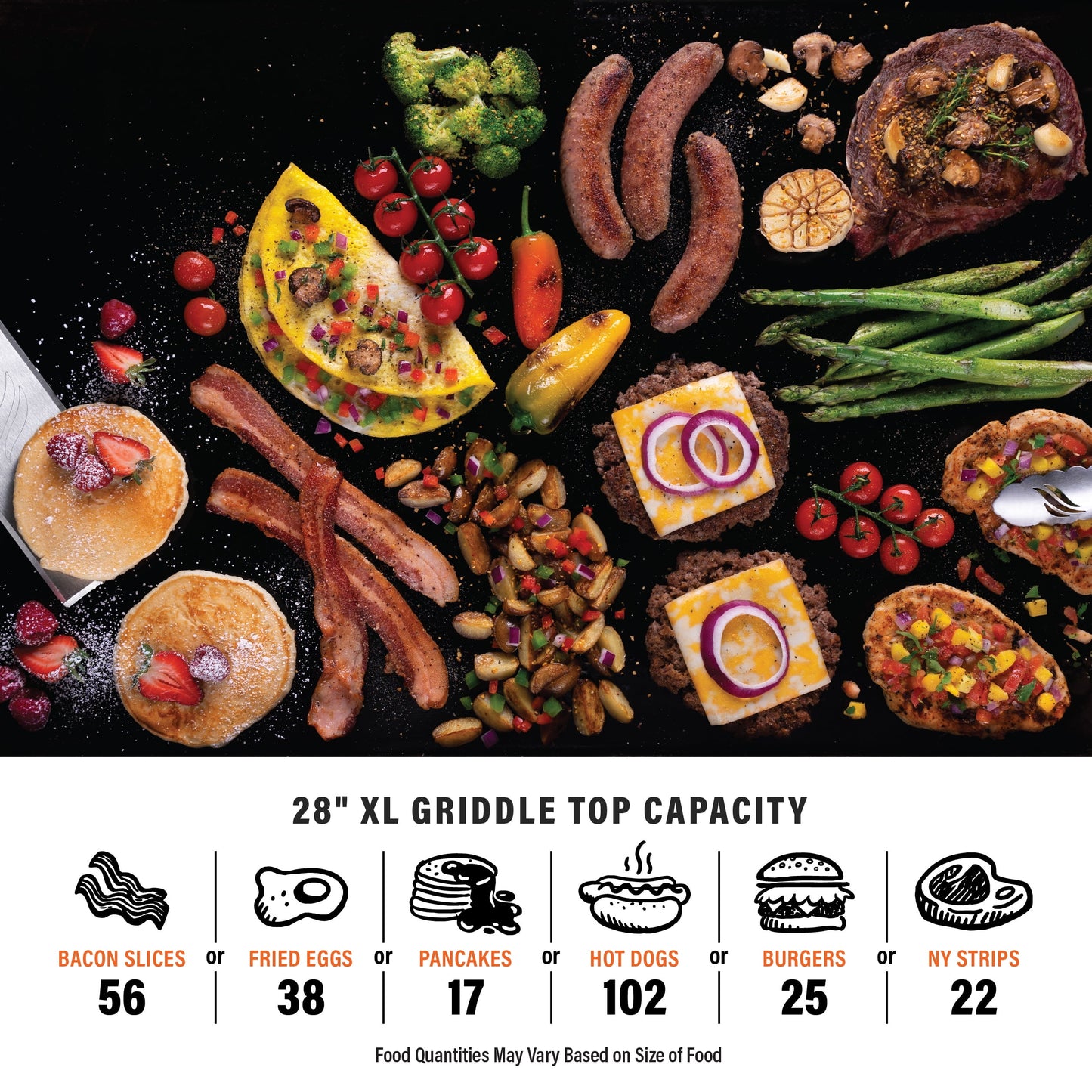 Blackstone Adventure Ready 2-Burner 28" Propane Omnivore Griddle with Flexfold Legs