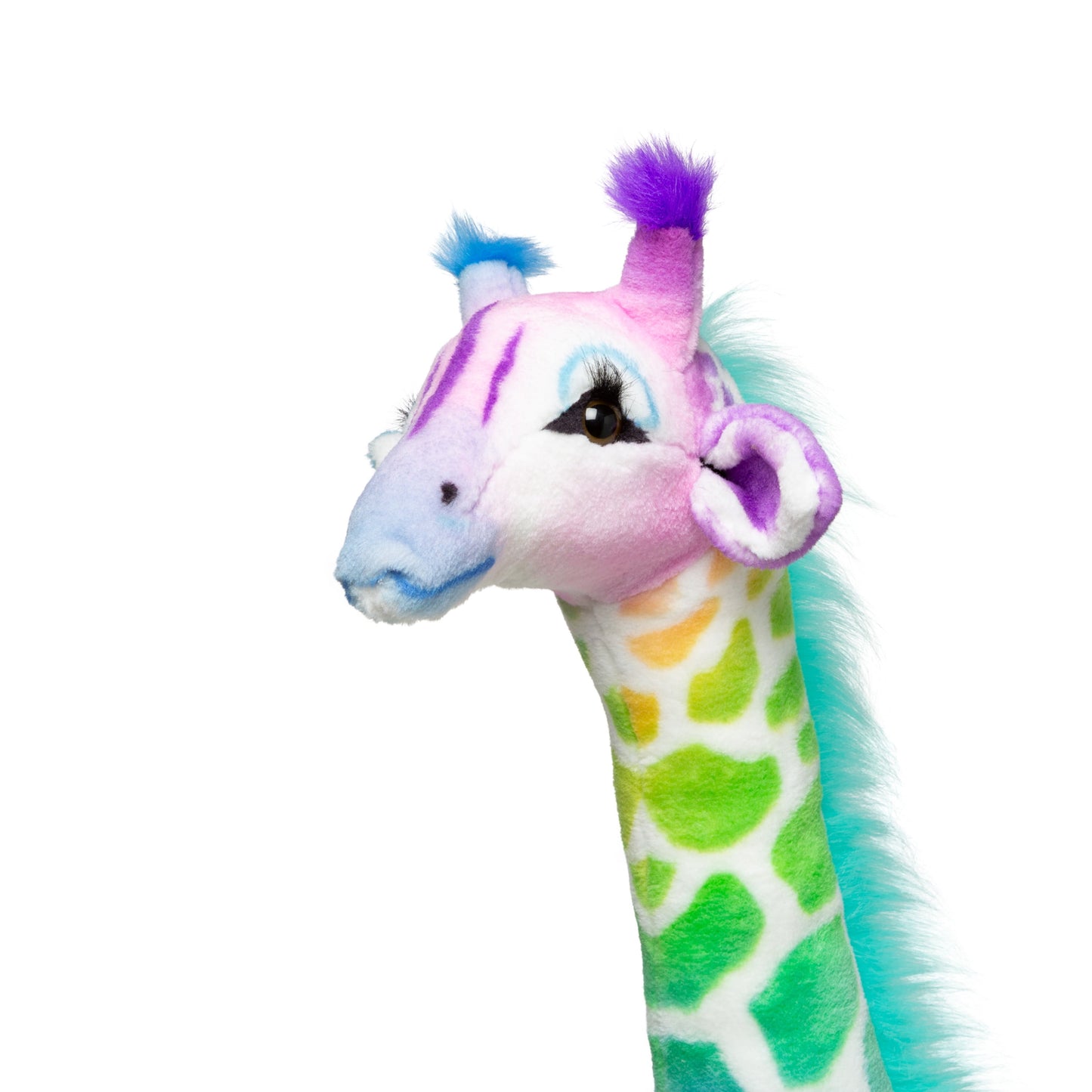 MelissaAndDoug.com Exclusive: Rainbow Giraffe Lifelike Plush
