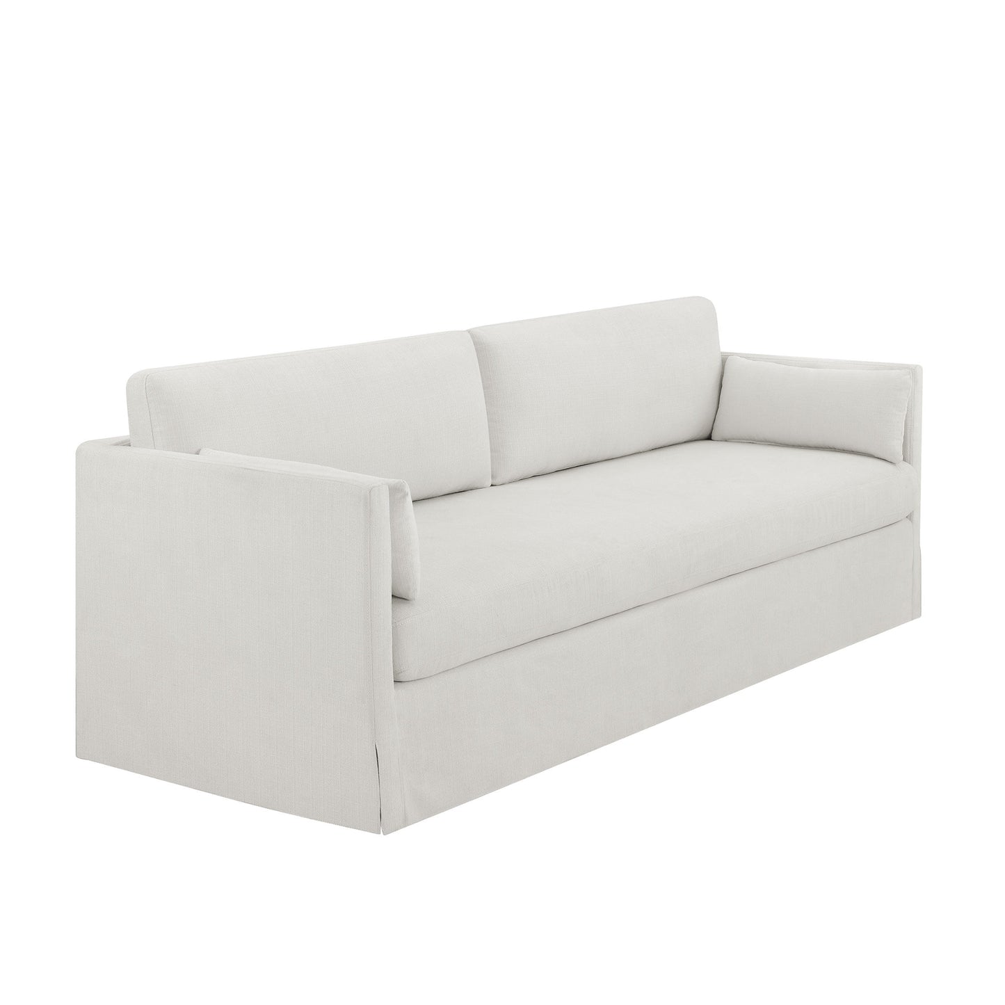 Better Homes & Gardens Waylen Slipcover Sofa, Cream, by Dave & Jenny Marrs