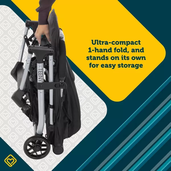 Safety 1st Teeny Ultra Compact Lightweight Stroller - Black Magic