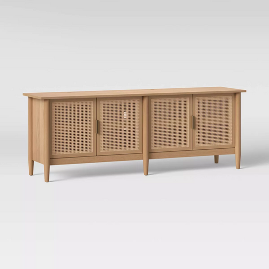 Wood & Cane Media Console - Hearth & Hand™ with Magnolia