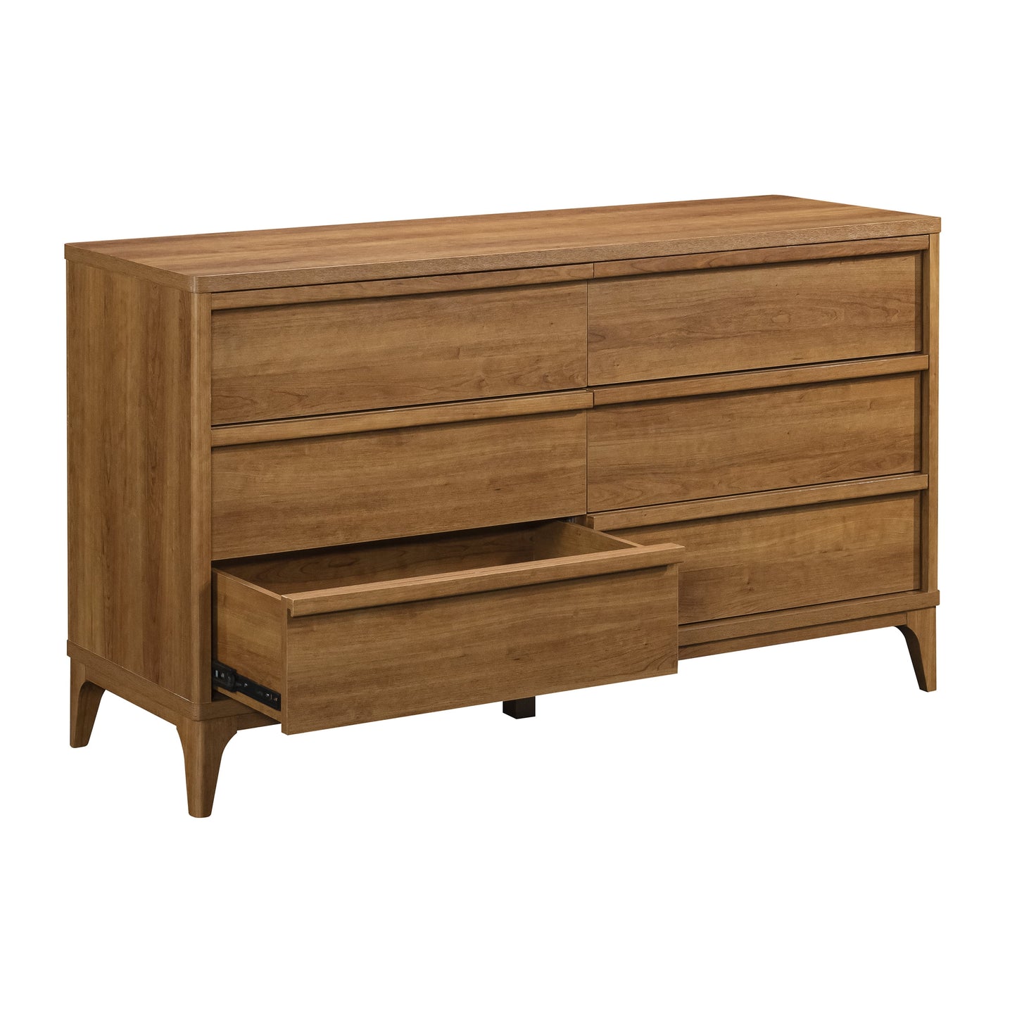 Better Homes & Gardens Greyson 3-Drawer Nightstand with USB, Acorn Finish