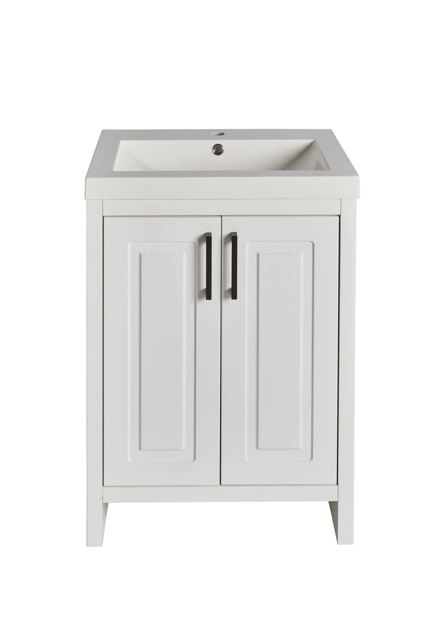 Better Homes&Gardens Vanity Cabinet White Painting with Sink (24 1/2'' L x 18 7/8'' W)