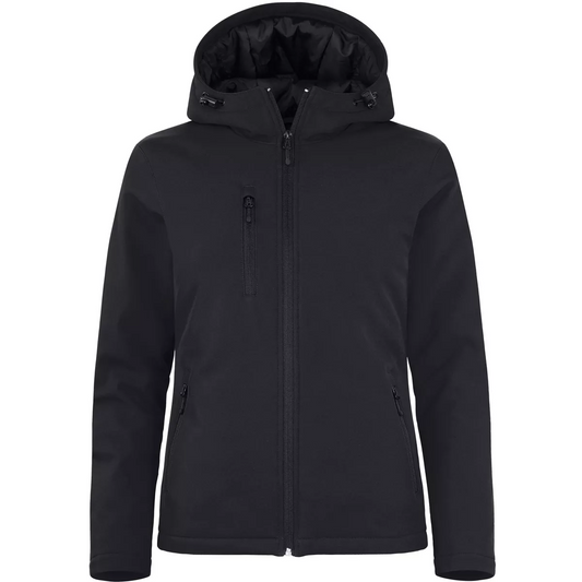 Clique Equinox Insulated Womens Softshell Jacket - Black - Large