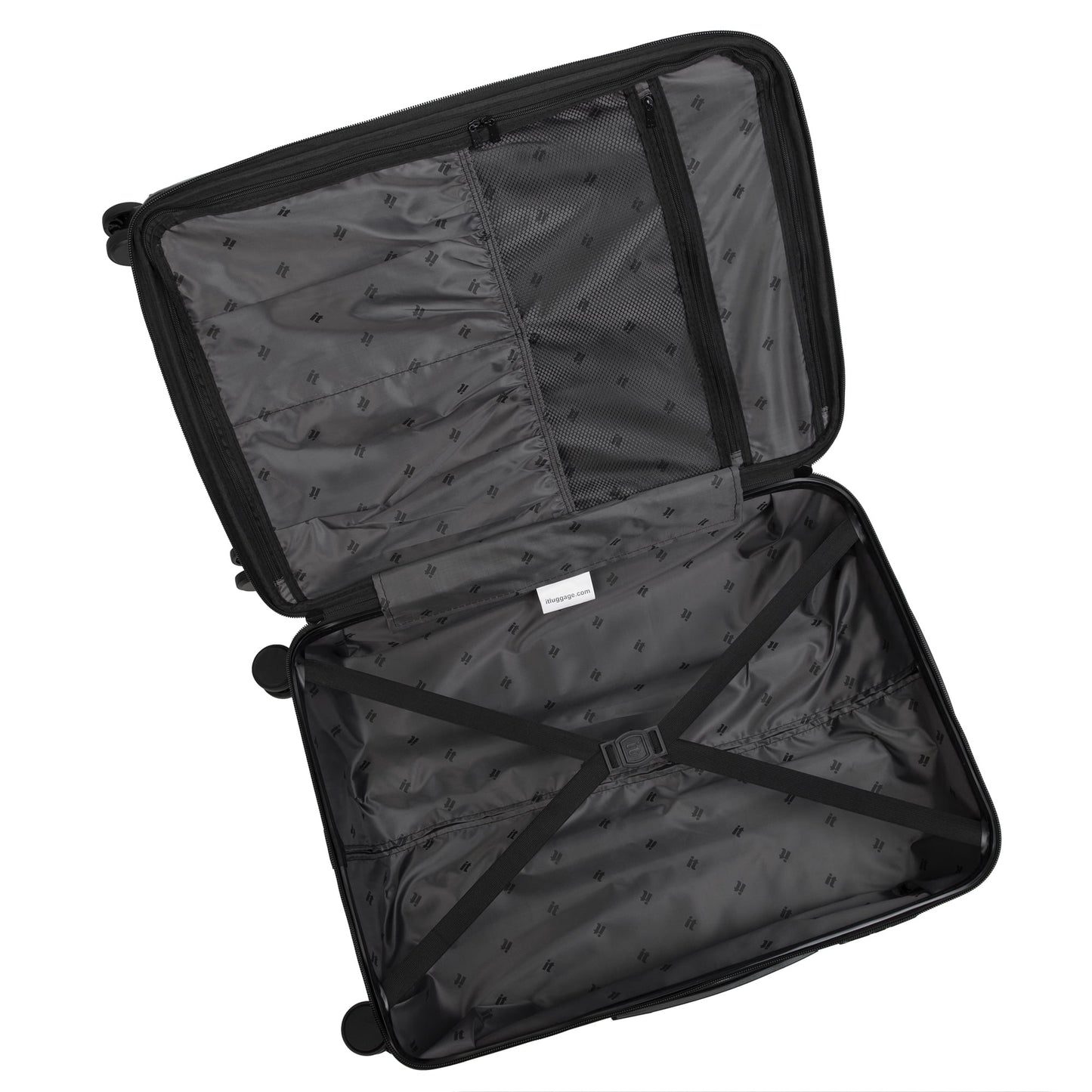 it luggage Legion 28" Hardside Checked 8 Wheel Expandable Spinner Luggage, No TSA Lock, Smoke Blue