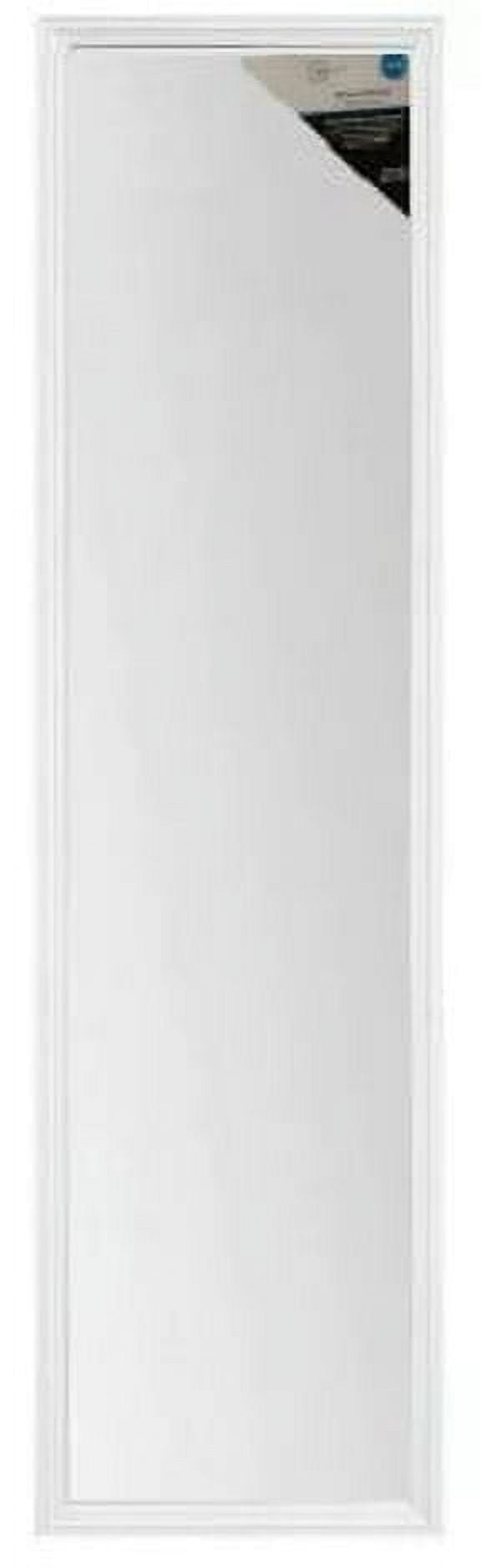 Mainstays 13" x 49" Full-Length Rectangular White Mirror