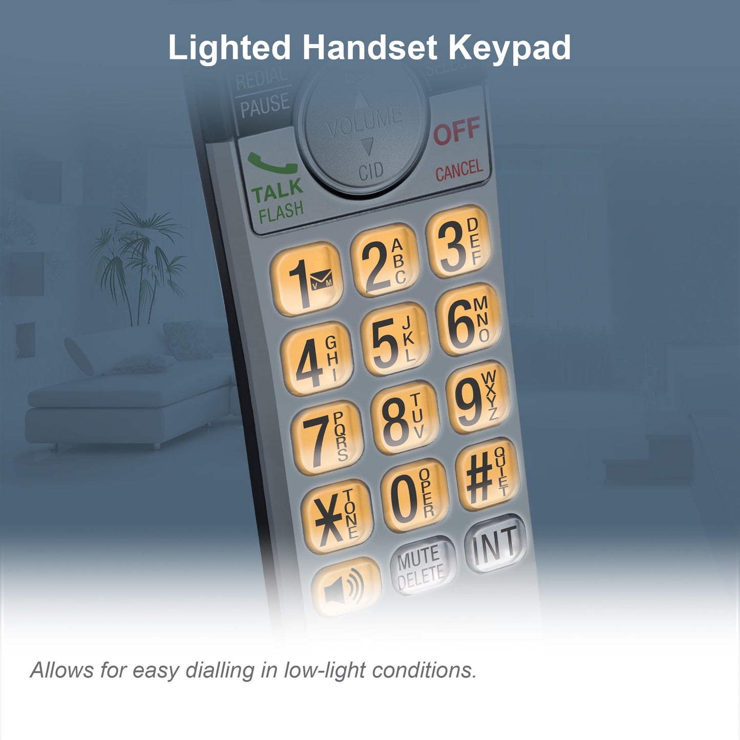 VTech CS5229-2 2 Handset Extended Range DECT 6.0 Cordless Phone with Answering System (Silver/Black)