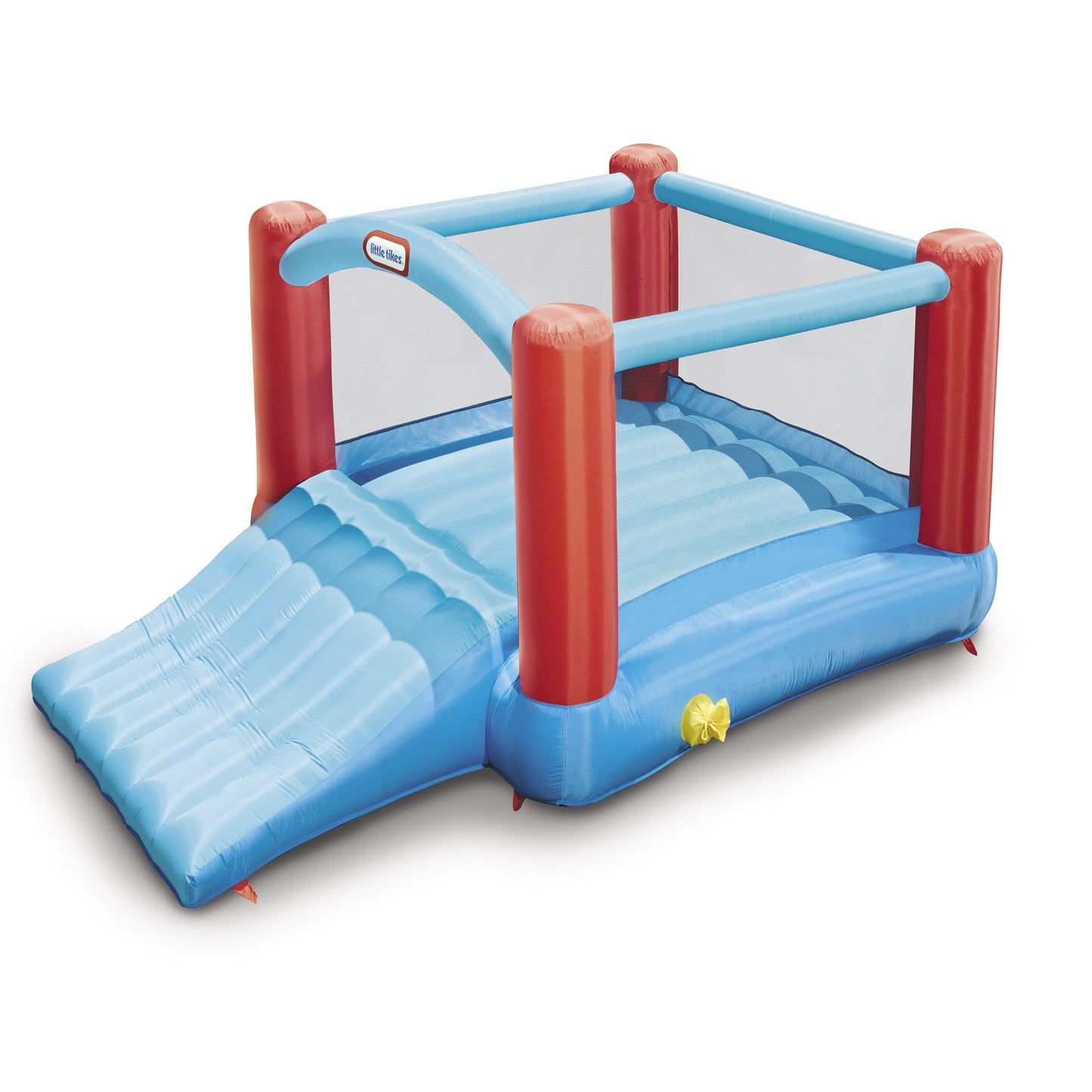 Little Tikes Pack 'n Roll 7'x7' Inflatable Bounce House with Slide, Multi-color, for Ages 3+