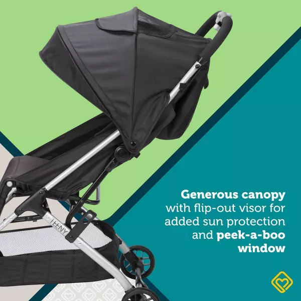 Safety 1st Teeny Ultra Compact Lightweight Stroller - Black Magic