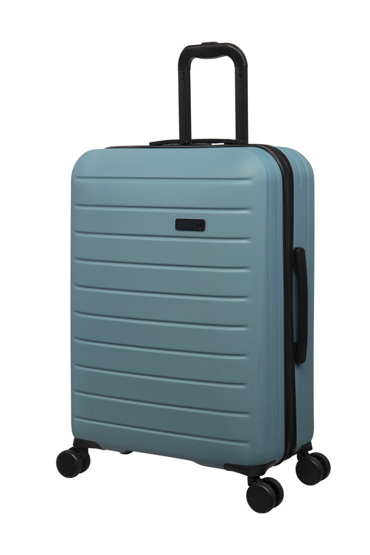 it luggage Legion 28" Hardside Checked 8 Wheel Expandable Spinner Luggage, No TSA Lock, Smoke Blue