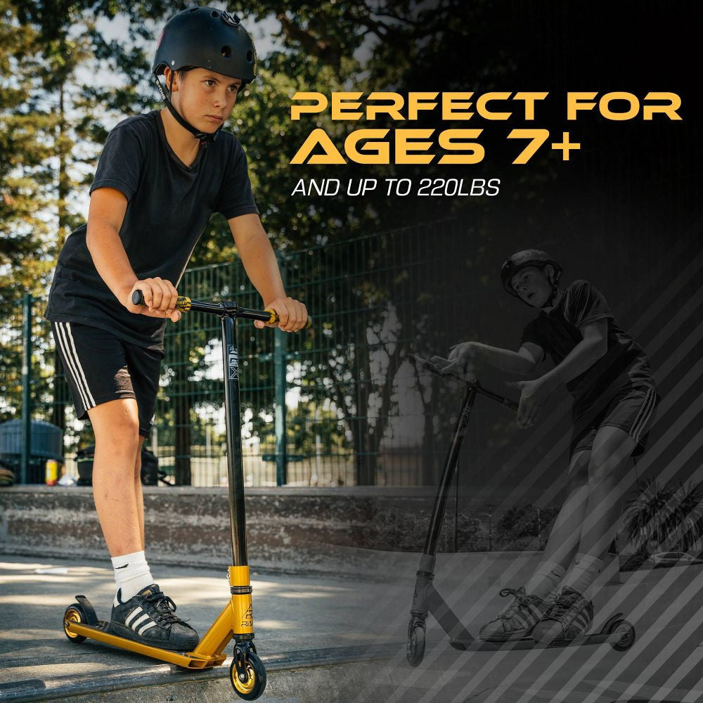 Rail RX Pro Kick Scooter - Gold