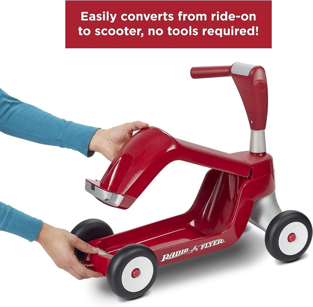 Radio Flyer Scoot 2 Scooter Ride On Red