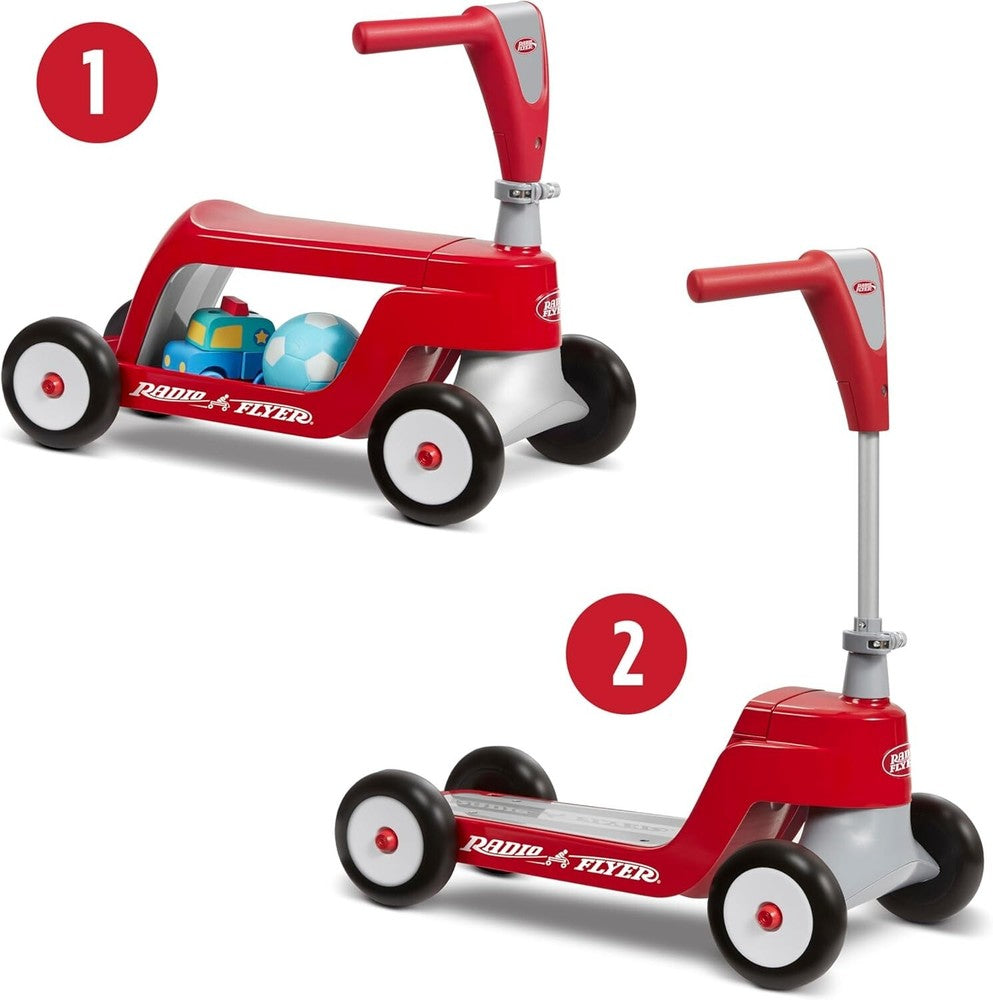 Radio Flyer Scoot 2 Scooter Ride On Red