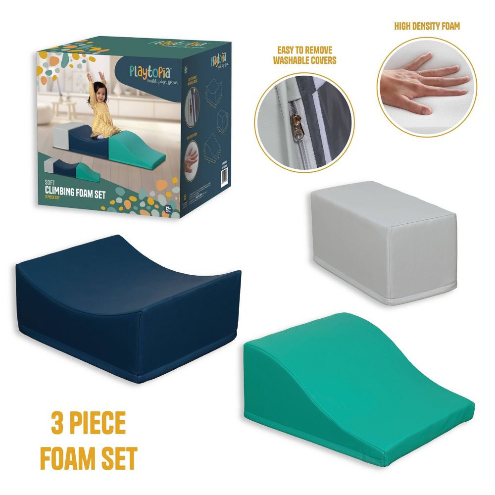 Playtopia Foam Climbing Mix and Match Set Soft Play Equipment - 3pc