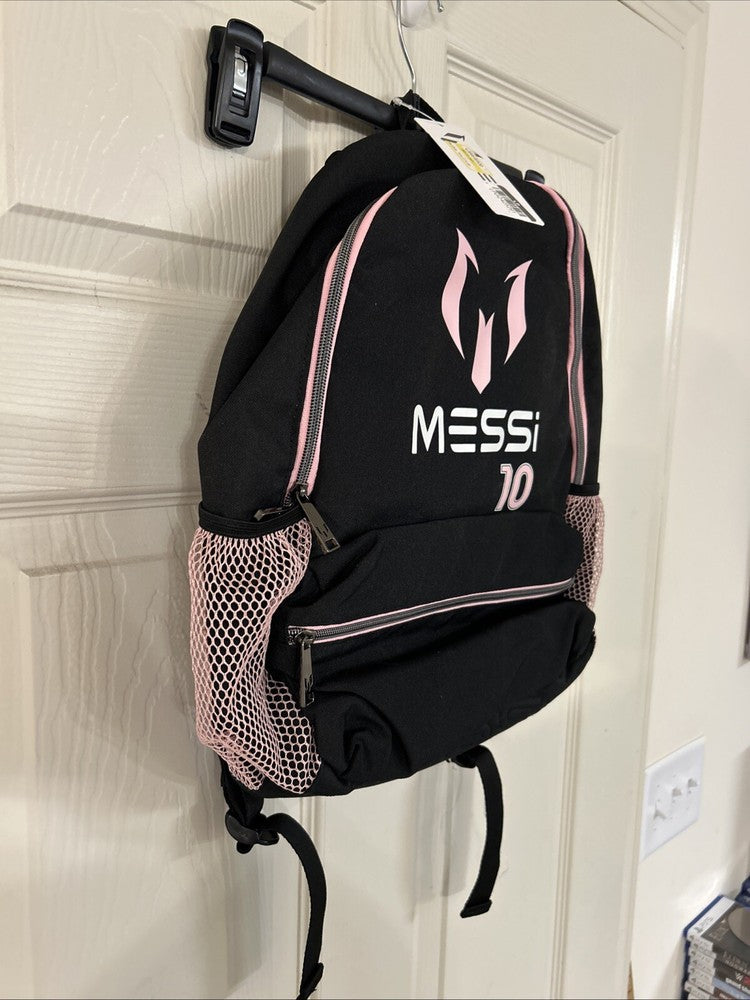 Messi Kids' 16.75" Backpack - Black/Pink