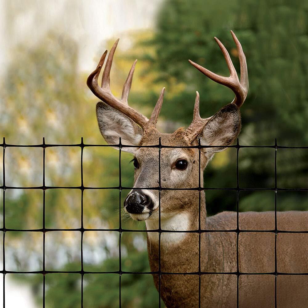 Tenax 60100109 Select Deer Fence Black 7.5-Feet by 100-Feet Rainforest