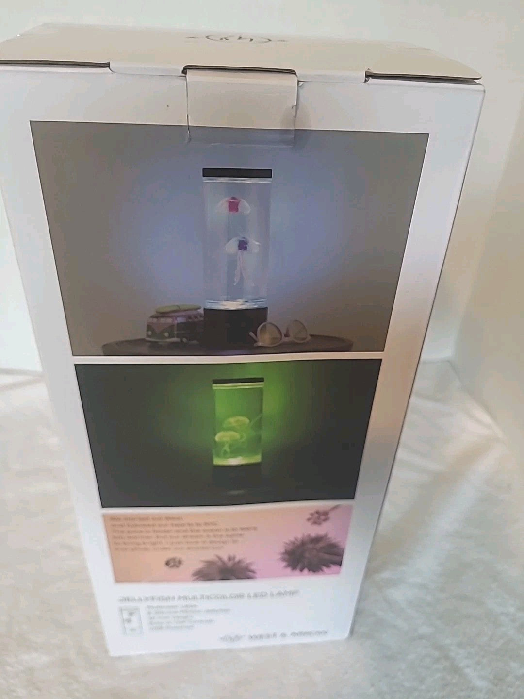 12" RGB Jellyfish Lamp with USB Black - West & Arrow: LED, Ocean Theme, No Assembly